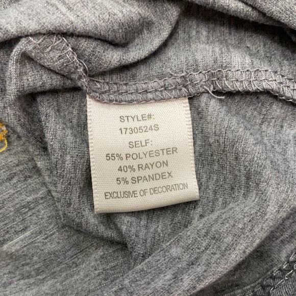 Current Air Gray Colored Dots Short Sleeve Tee - Picture 5 of 6